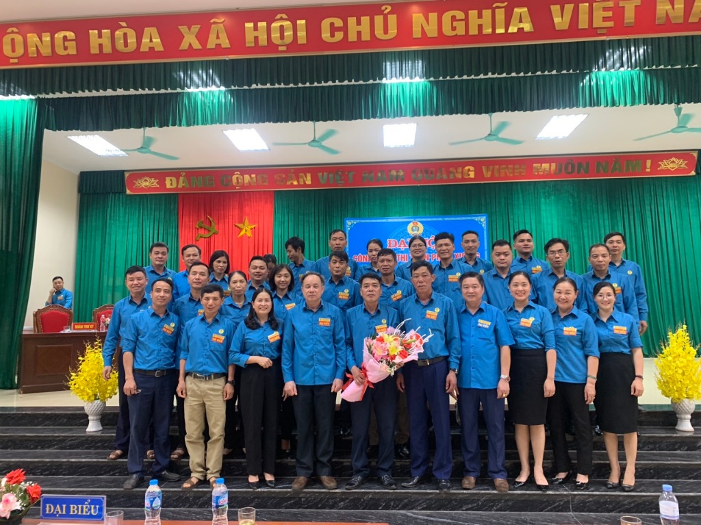 Tổ chức thành công Đại hội công đoàn cơ sở thị trấn Phồn Xương, nhiệm kỳ 2023-2028